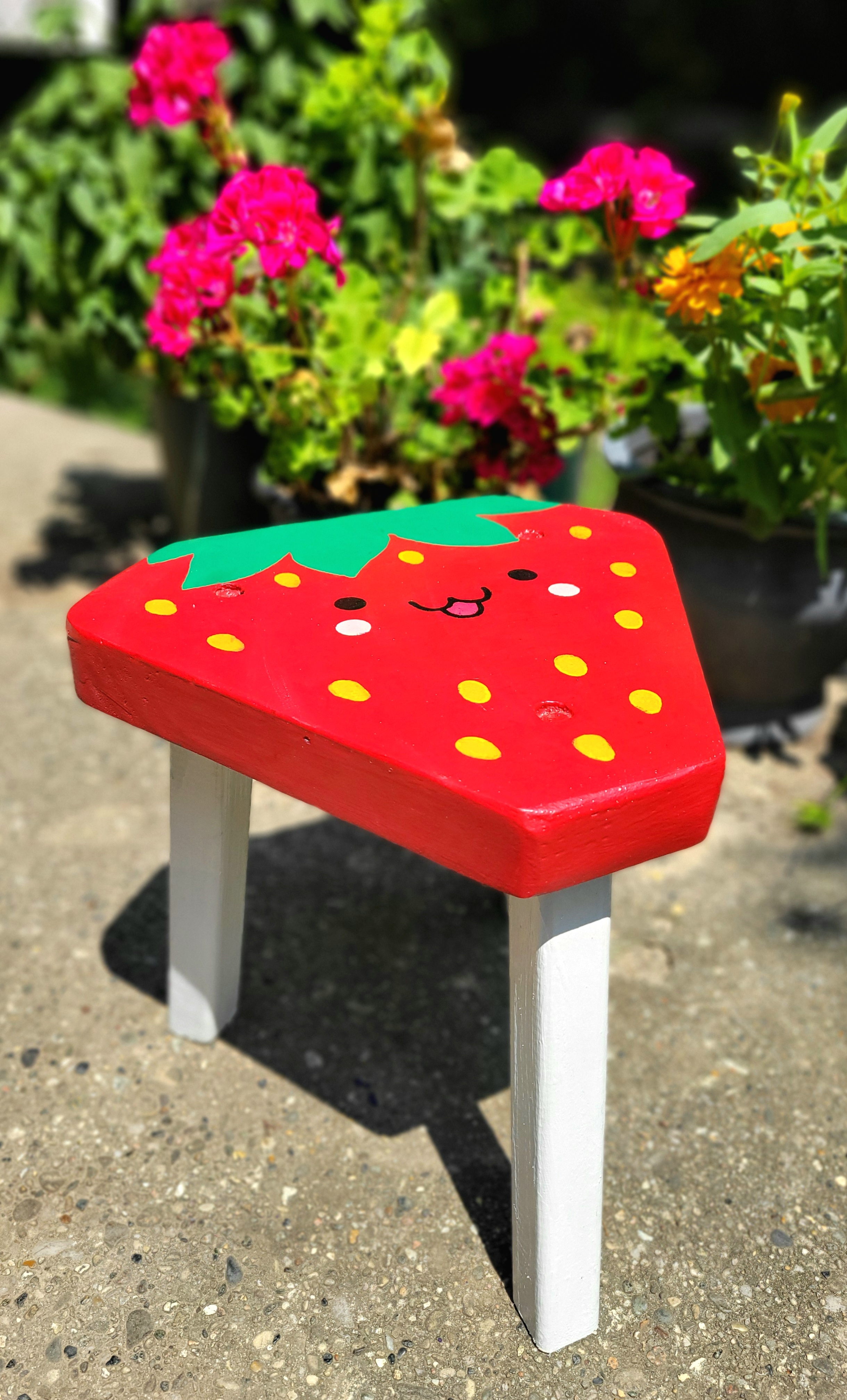 Strawberry Stool